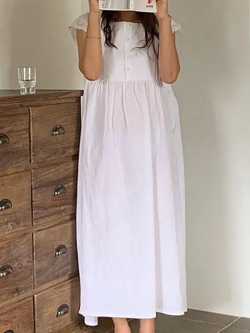 한국 Kawaii 라운지 나이트 드레스 여름 달콤한 소 - Victorian Women'S Formal Wear 리뷰 및 가격