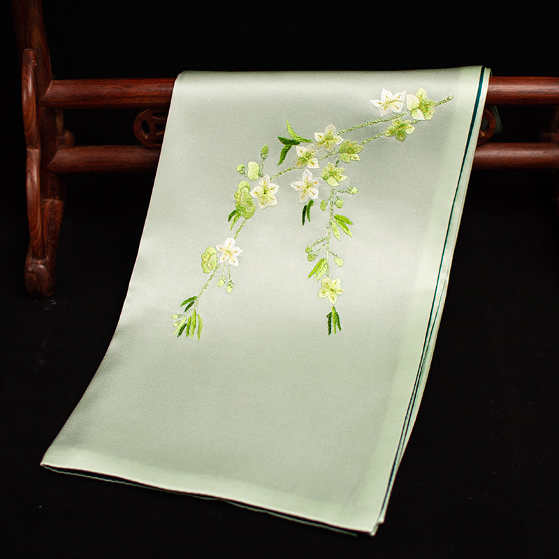 순수 실크 쑤저우 자수 스카프, 멀베리 실크 자수 넥랩 - Scarf Silk Neck 리뷰 및 가격