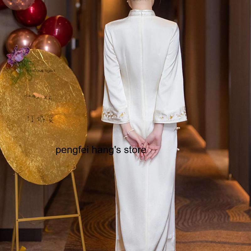 2026 가을 여성 우아한 개량 치파오 롱 드레스 작은 - Women'S Formal Wear Petite 리뷰 및 가격