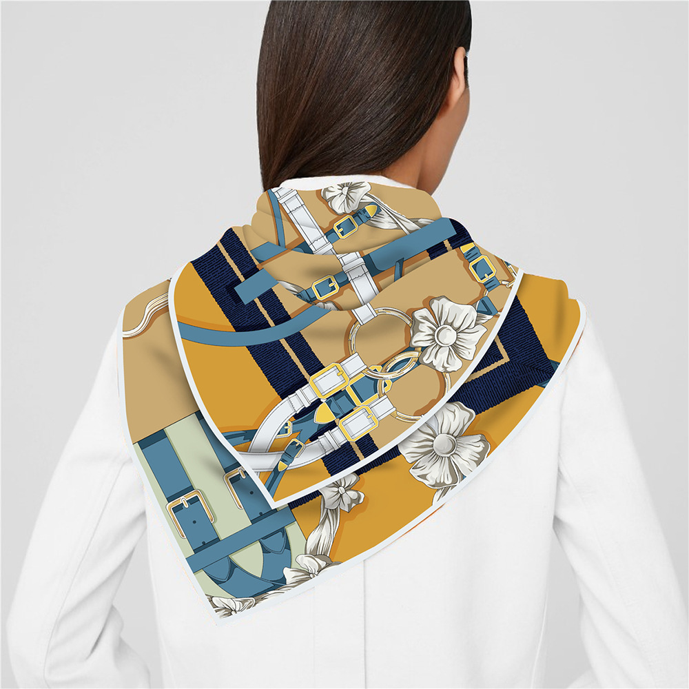 90cm 새로운 디자인 벨트 능 직물 실크 스카프 목도 - Scarf Silk Neck 리뷰 및 가격