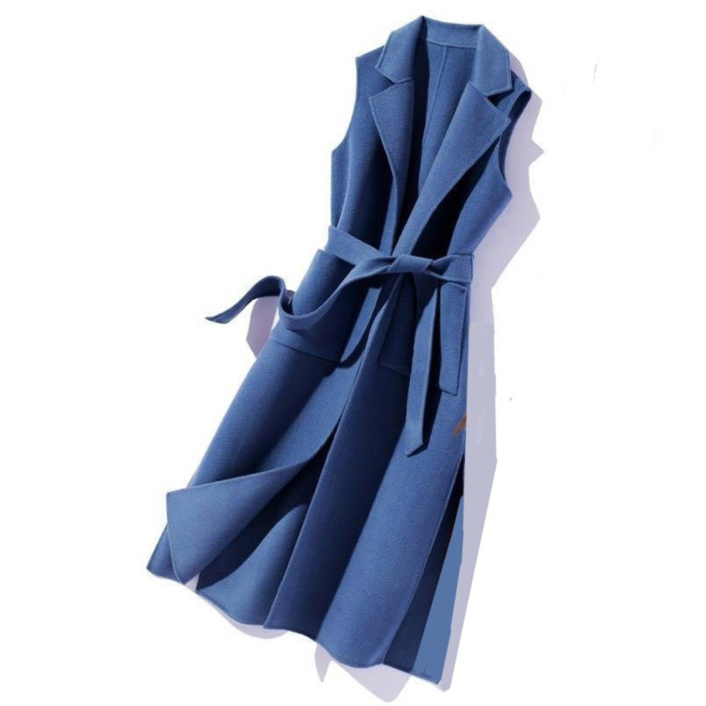 여성용 보온 턴다운 칼라 슬리브리스 오픈 스티치 가디건 - Women'S Formal Wear Cardigan 리뷰 및 가격