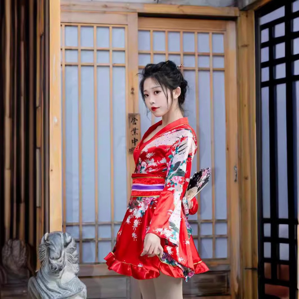 여성용 레드 정장 기모노 유카타, 전통 일본 의상, 일 - Women Formal Wear Photoshoot 리뷰 및 가격