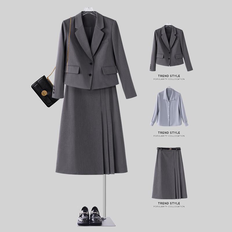 인터뷰 의상: 여성용 그레이 프로페셔널 수트 세트, 새 - Women'S Formal Wear Petite 리뷰 및 가격