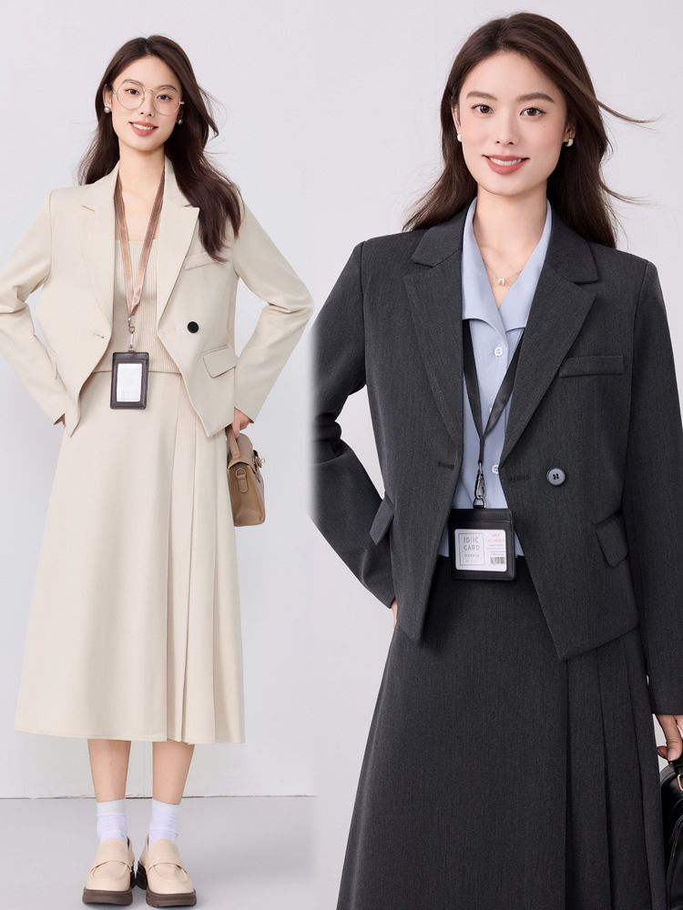우아한 여성 블레이저2025 신상 봄가을 가벼운 비즈니 - Women'S Formal Wear Petite 리뷰 및 가격