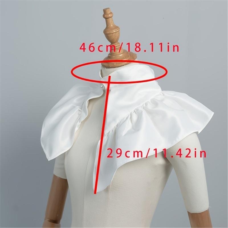 무대 쇼 코스프레 의상 소품을위한 빅토리아 분리형 칼라 - Victorian Women'S Formal Wear 리뷰 및 가격