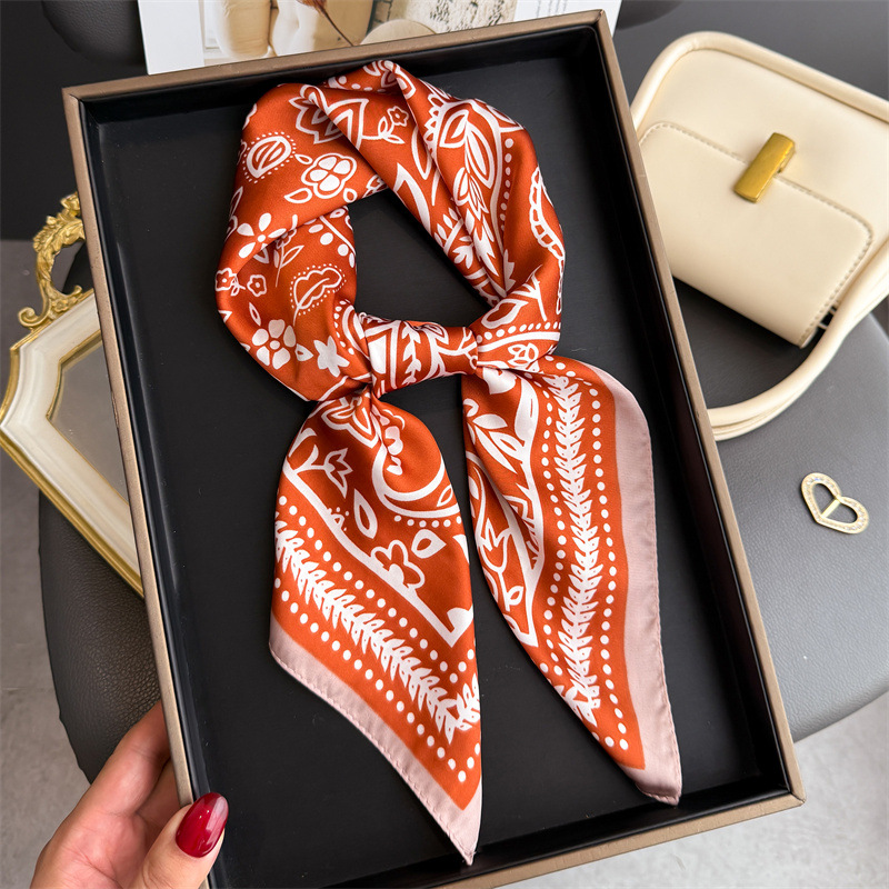 1Pc 캐슈 프린트 패션 실크 스카프 스퀘어 스카프 하 - Scarf Silk Neck 리뷰 및 가격