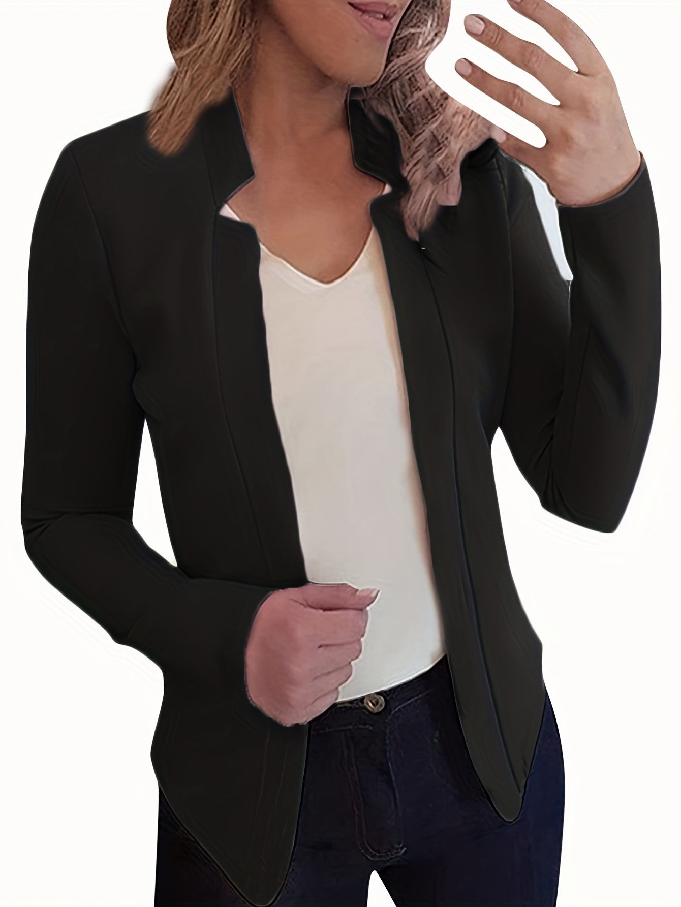새로운 국경 여성복, 순수한 색상 Chigong 작은  - Women'S Formal Wear Cardigan 리뷰 및 가격