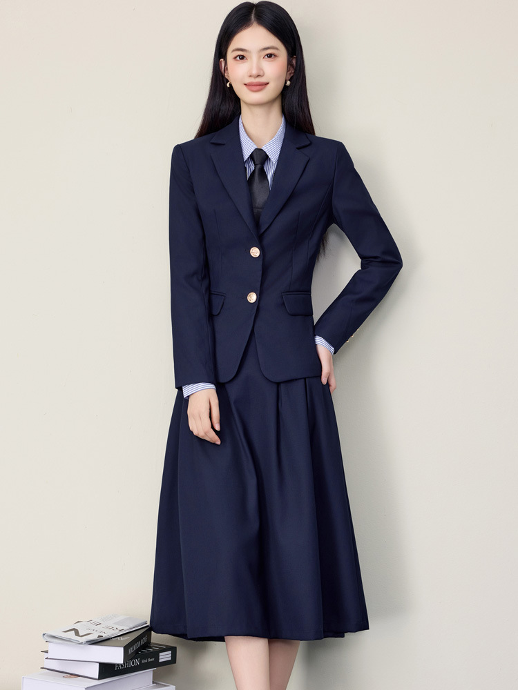 여성용 블랙 수트 스커트 세트, 봄, 가을, 가벼운 비 - Women'S Formal Wear Petite 리뷰 및 가격