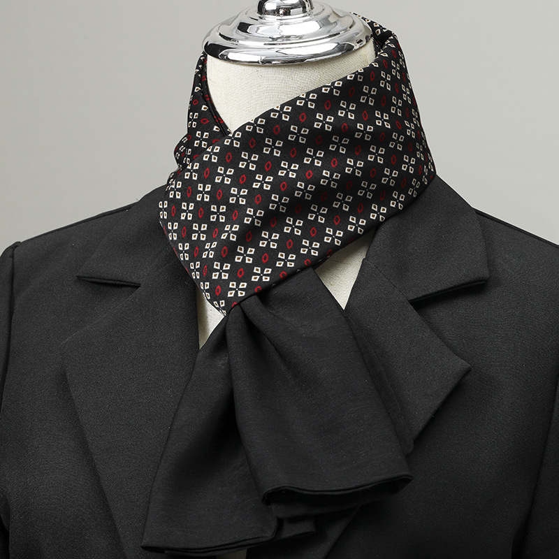 남성용 스카프 실크 느낌 넥 스카프 작은 정사각형 정장 - Scarf Silk Neck 리뷰 및 가격