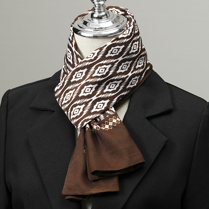 남성용 스카프 실크 느낌 넥 스카프 작은 정사각형 정장 - Scarf Silk Neck 리뷰 및 가격