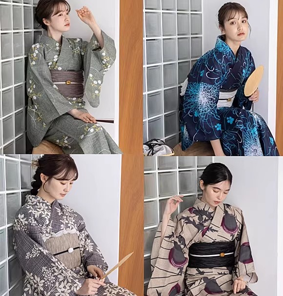 여성용 일본 기모노/유카타, 100% 면 소재의 전통적 - Women Formal Wear Photoshoot 리뷰 및 가격