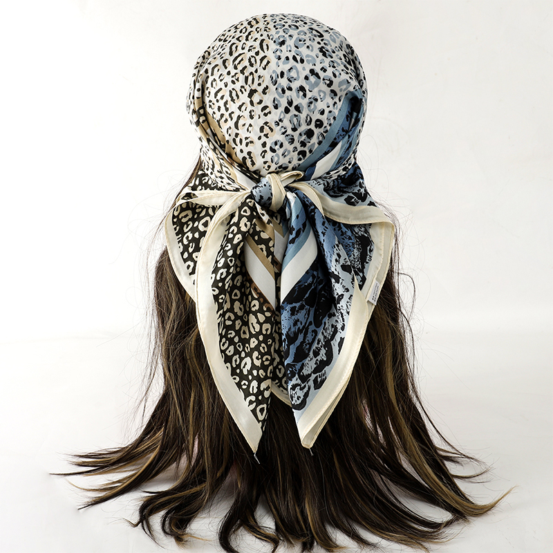 여성을위한 럭셔리 실크 목도리 뚱뚱한 고양이 스퀘어 스 - Scarf Silk Neck 리뷰 및 가격
