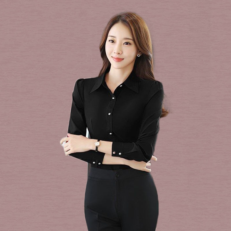 레드 긴 소매 셔츠 여성 봄 가을 새로운 한국 슬리밍  - Women'S Formal Wear Suits 리뷰 및 가격