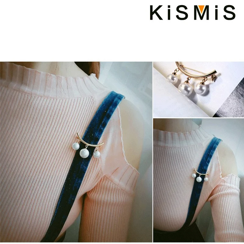 여성 진주 브로치 우아한 패션 세 개의 진주 아크형 핀 - Women'S Formal Wear Cardigan 리뷰 및 가격