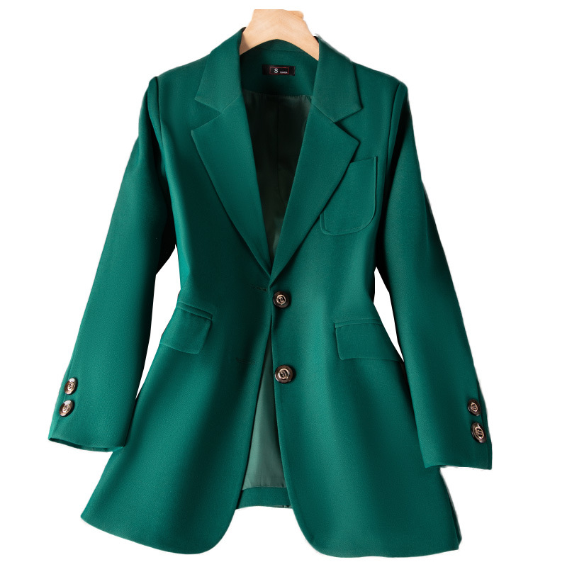 여성용 정장 블레이저 코트, 긴 소매 싱글 브레스트 재 - Women Formal Wear Office 리뷰 및 가격