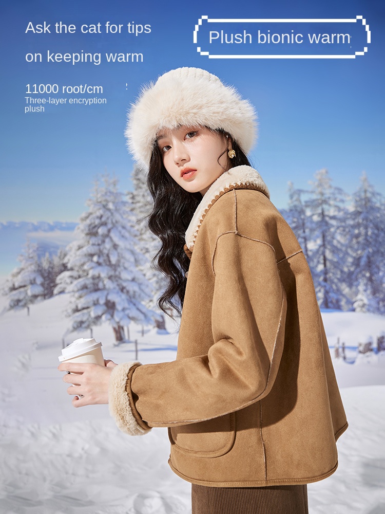 여성용 겨울 스웨이드 숏코트, 2025년 신상품, 키  - Women'S Formal Wear Petite 리뷰 및 가격